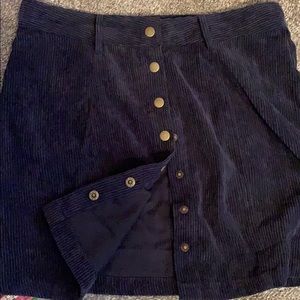 Corduroy skirt